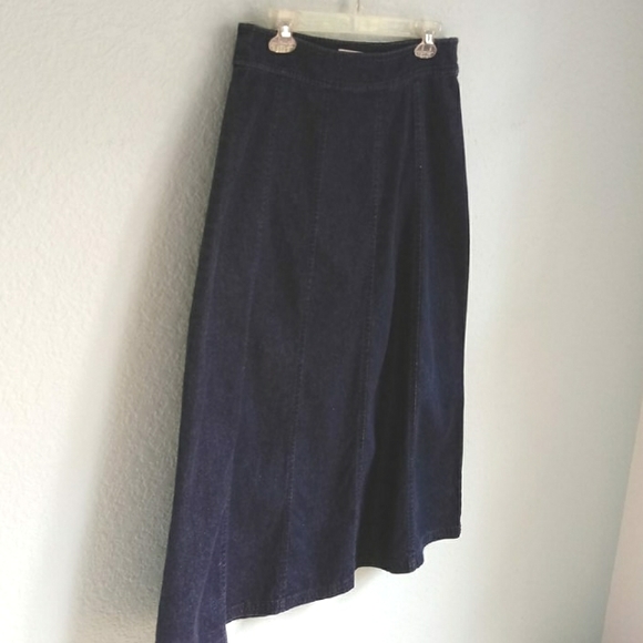 SUSAN BRISTOL | VTNG Modest Denim Skirt 6 - Picture 6 of 9